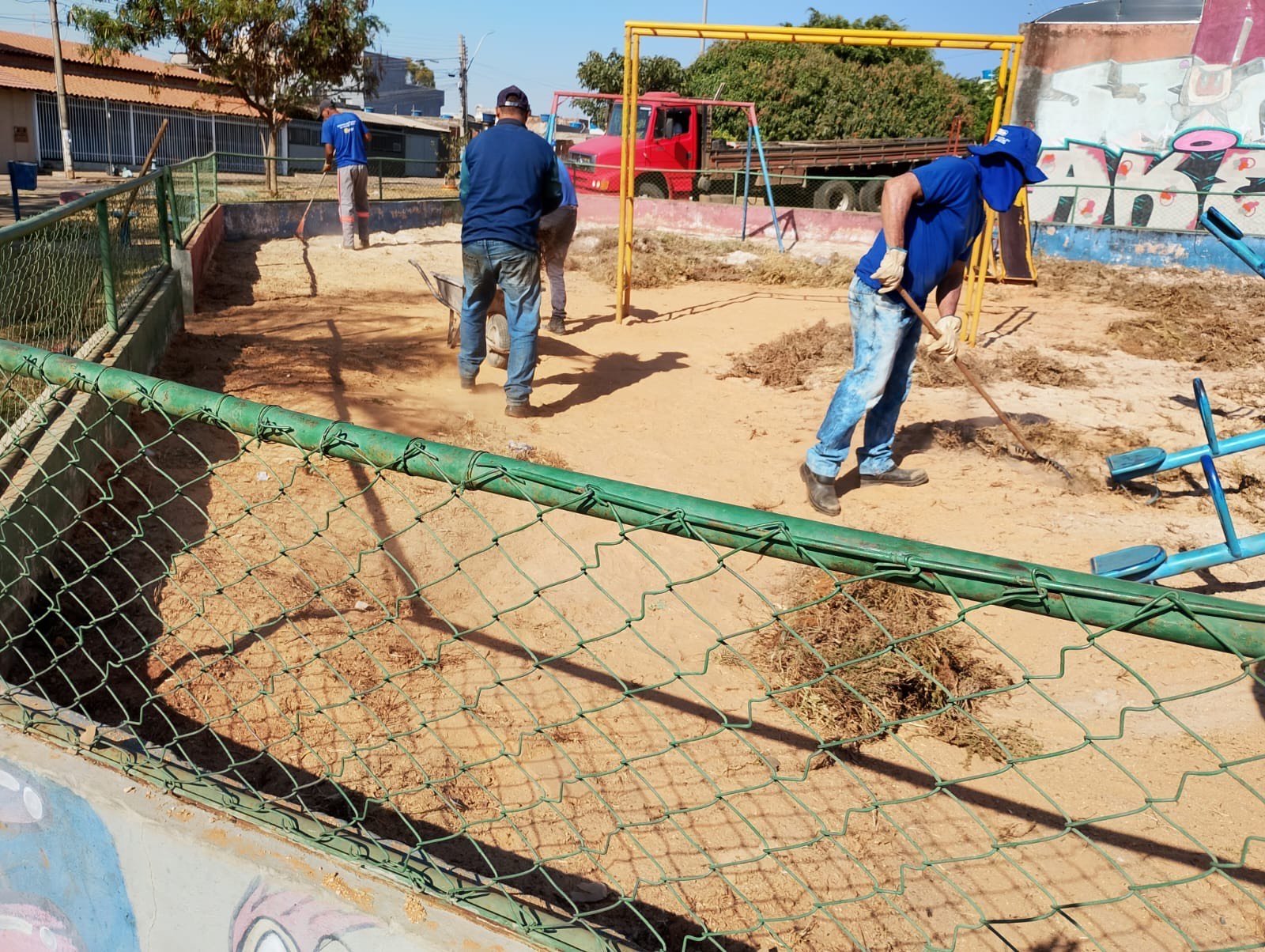 Força-tarefa promove manutenção em ruas e áreas públicas de Ceilândia