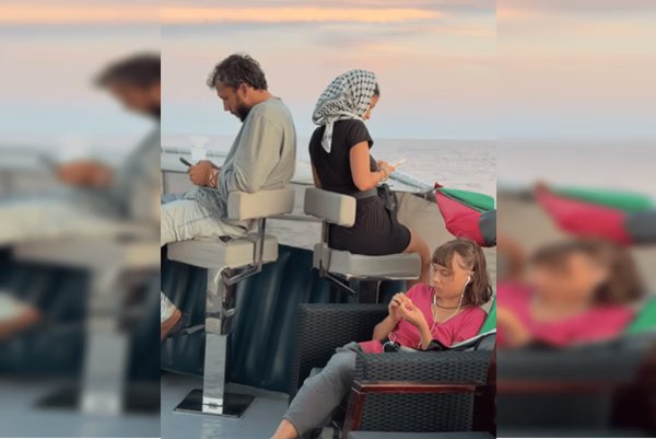 Frota com ativista brasiliense e Greta é novamente bombardeada