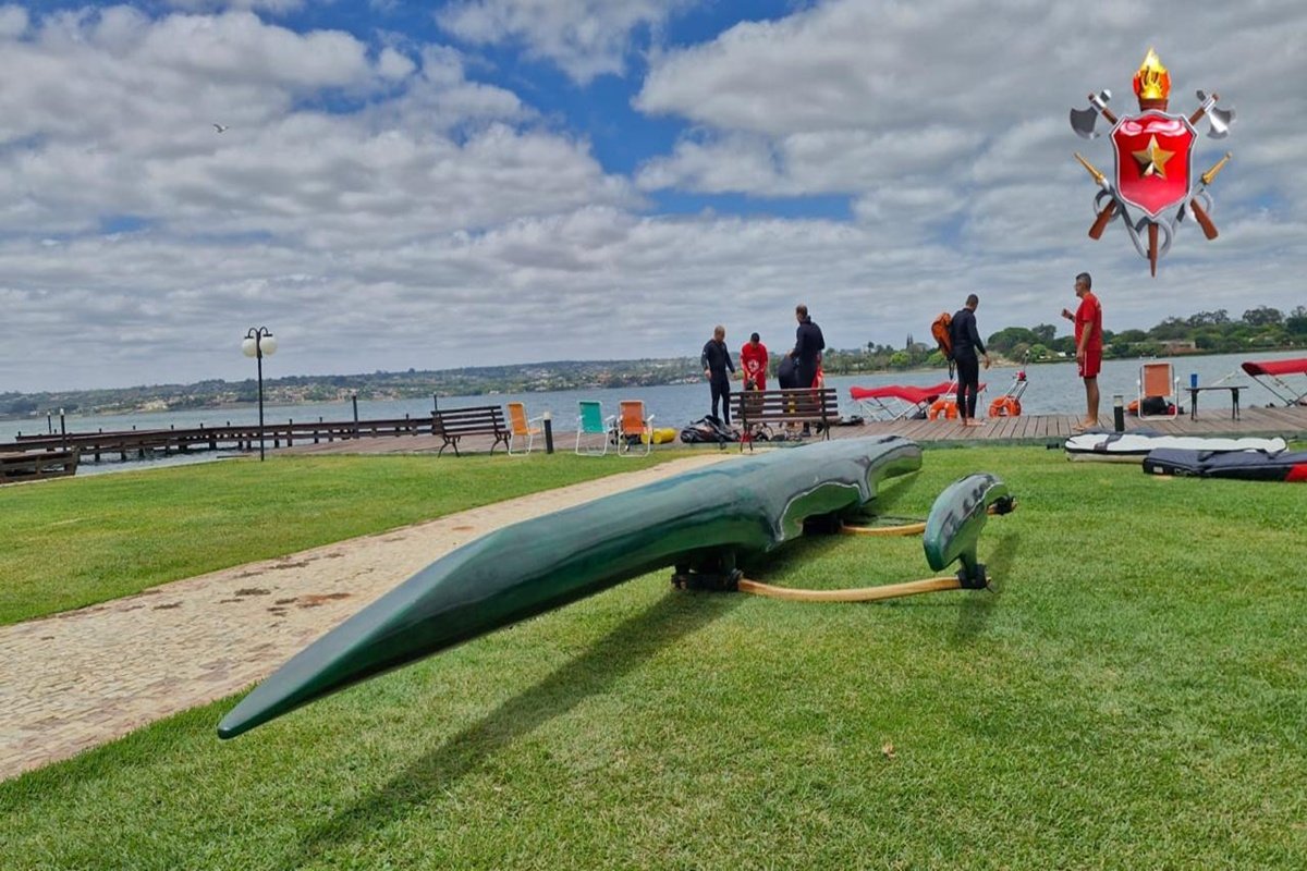 Homem desaparece após canoa virar durante passeio no Lago Paranoá
