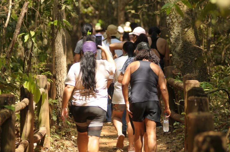 Pacientes da UBS da Fercal encontram saúde e lazer no passeio da Água Mineral