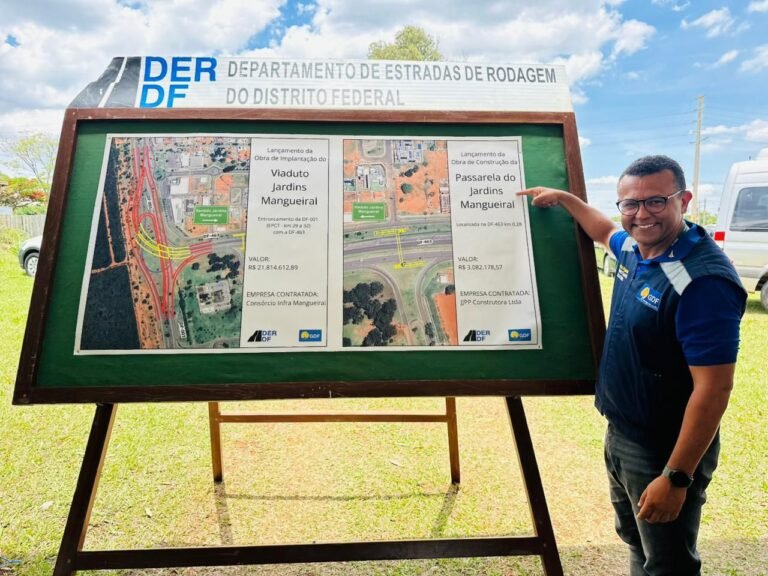 Governador Ibaneis Rocha autoriza construção da passarela da DF-463, ligando o Jardins Mangueiral ao Jardim Botânico III