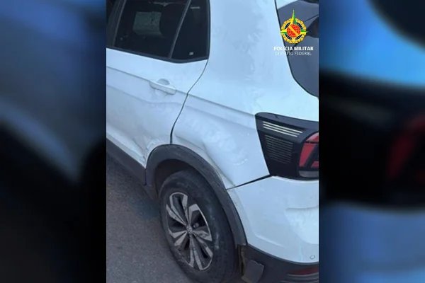 Ladrão foge e bate carro roubado em cemitério do DF no Dia de Finados