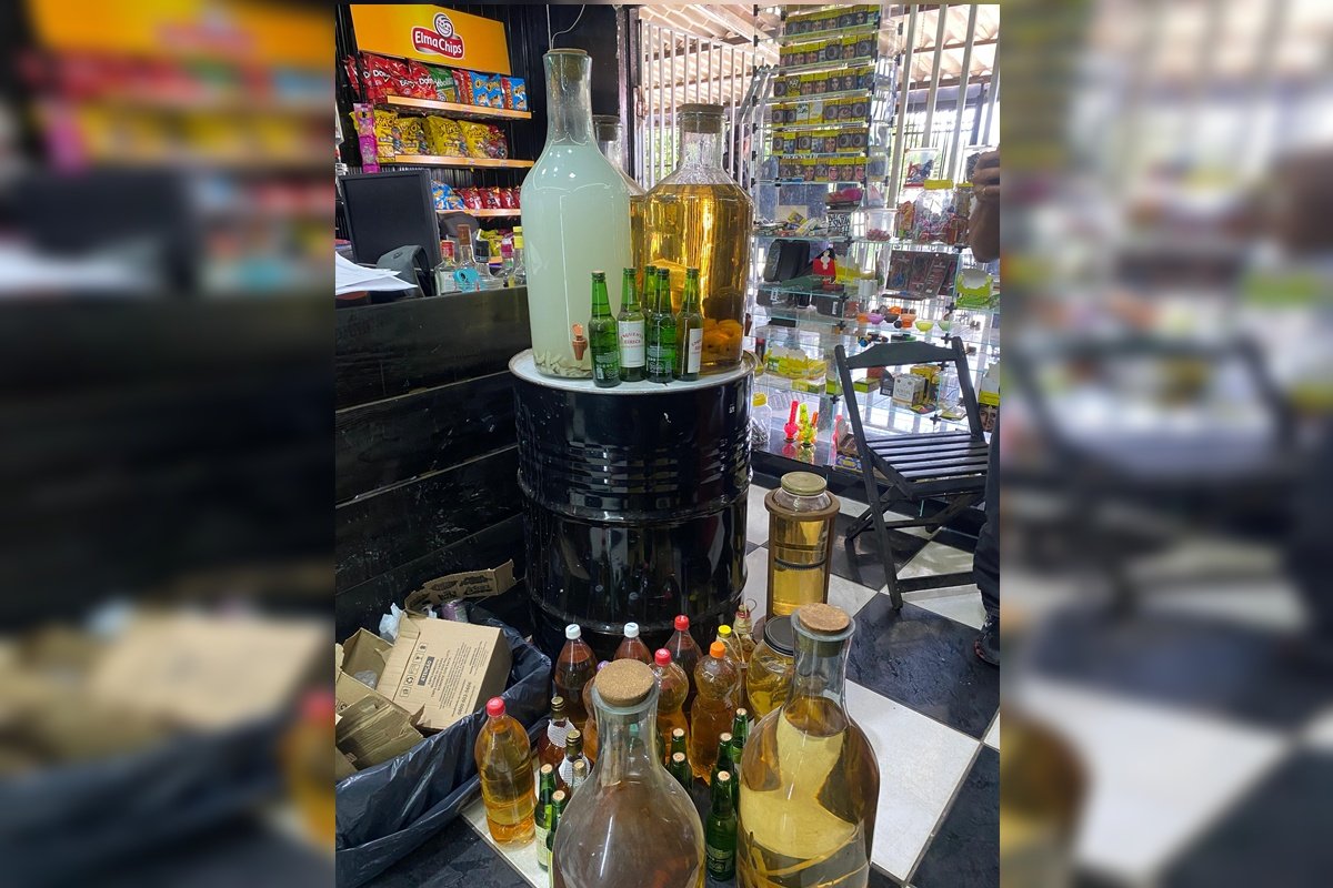 PMDF apreende uísque e cachaça adulterados em comércios de bebidas