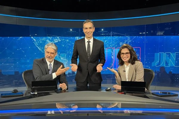 Por que César Tralli ficou sem “boa noite” em estreia do JN?