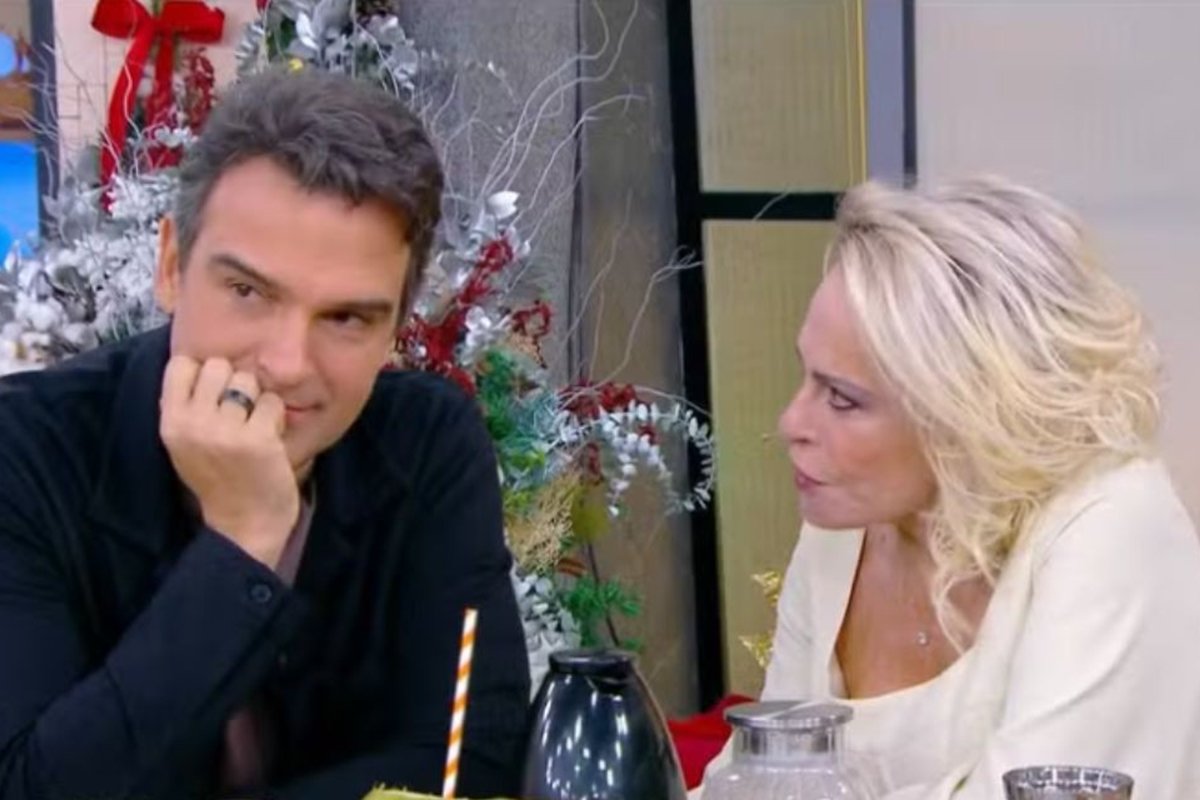 Ana Maria expõe Tadeu Schmidt ao vivo: "Deu uma mudada"