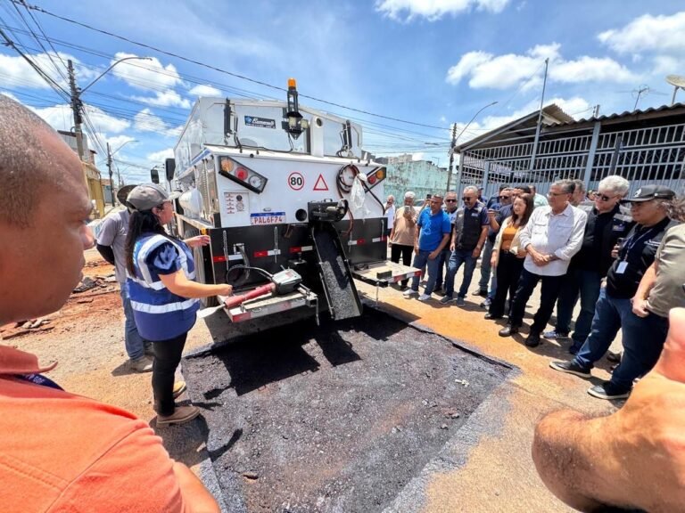 Novacap se moderniza com maquinário em prol das ações tapa-buraco