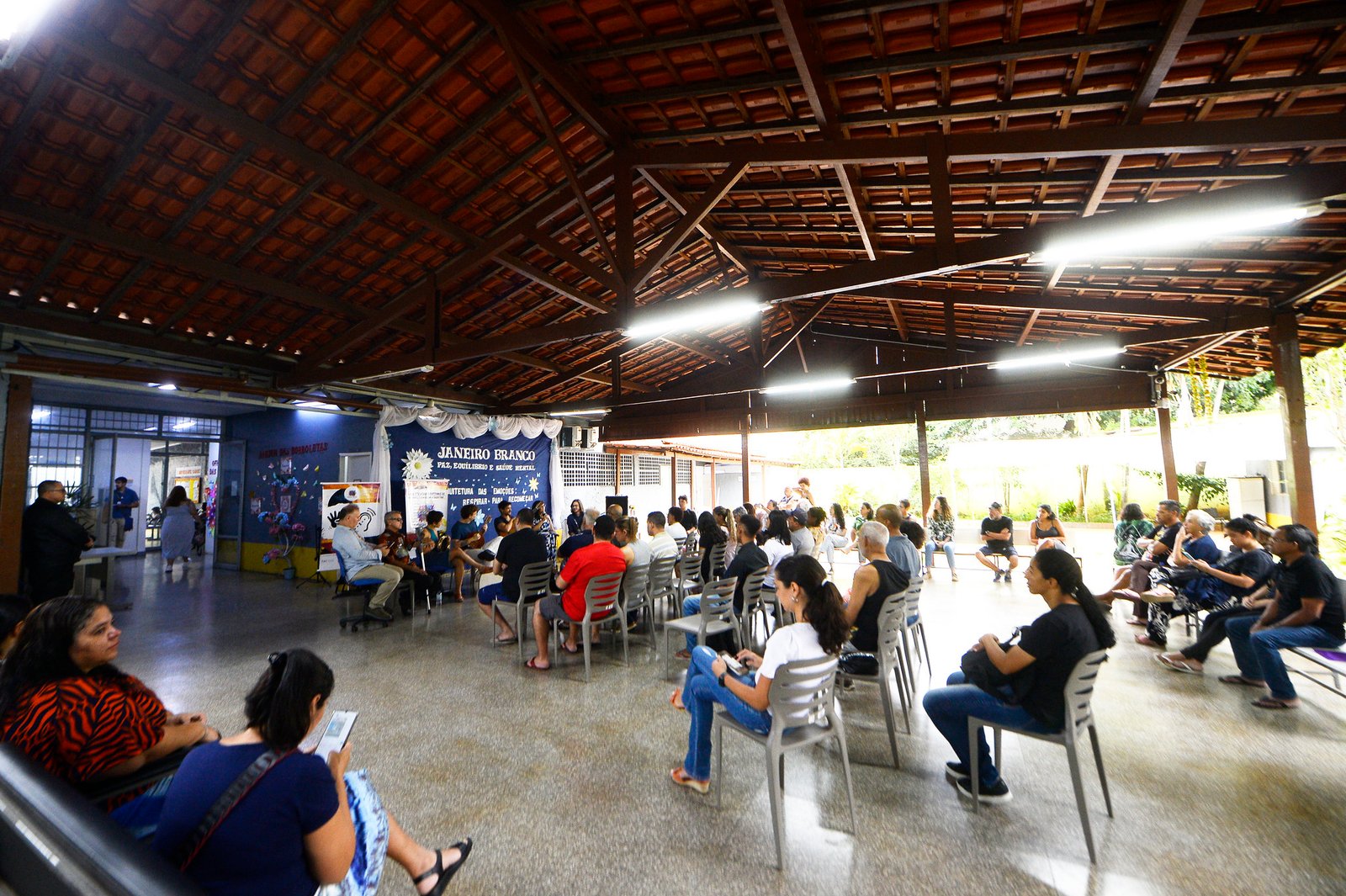 Caps II de Taguatinga promove evento cultural para incentivar cuidado com a saúde mental