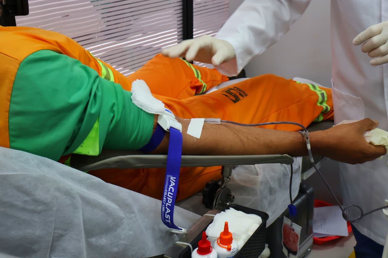 Ação no Riacho Fundo II amplia estoques de sangue com participação de garis