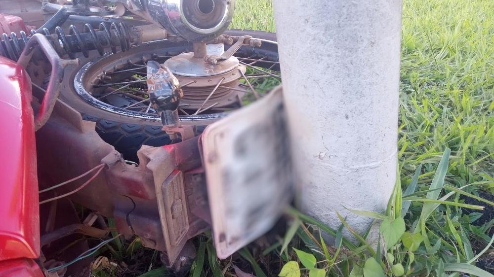 Acidente na Epia revela motocicleta com centenas de infrações e condutor sem habilitação