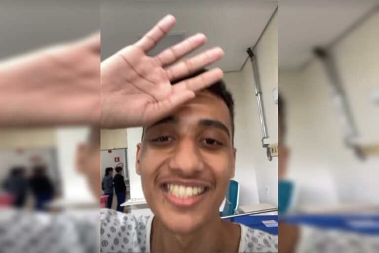 Jovem baleado por PM no Entorno deixa hospital após quase dois meses