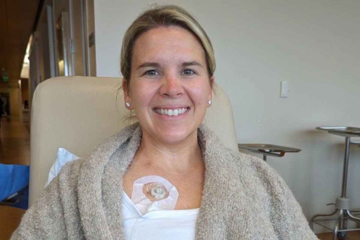 Mulher após transplante para tratar câncer colorretal: “Sem sintomas”