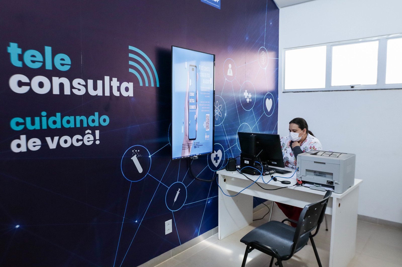 UPA de Brazlândia passa a oferecer teleconsulta e aposta em atendimento remoto para reduzir filas