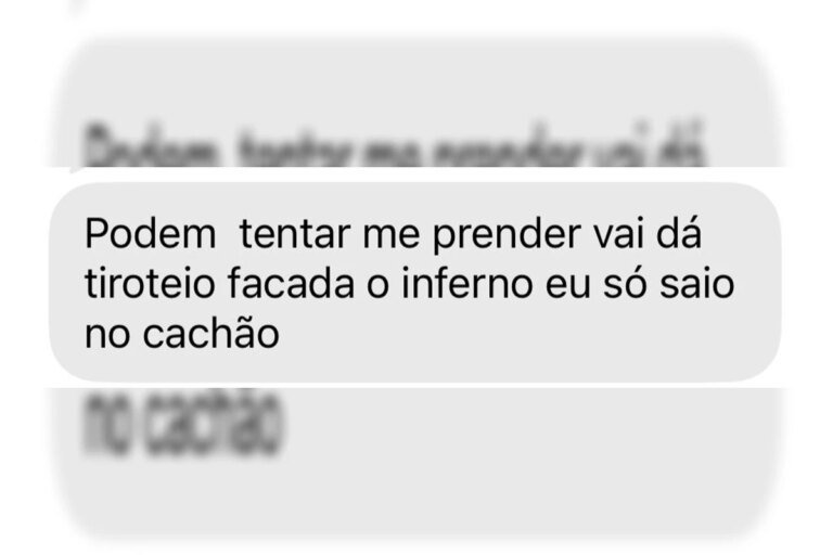 caminhoneiro desafia polícia após quebrar protetiva