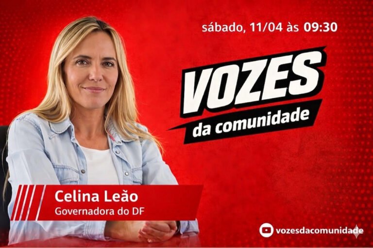 Ao vivo: Celina Leão responde perguntas de jornalistas e moradores do DF ,no Programa "Vozes da Comunidade"