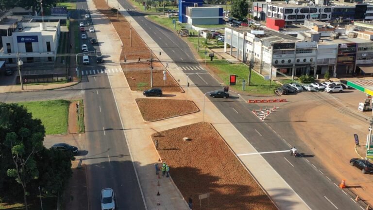 Após obras, cruzamento no Trecho 5 da Epig é reaberto ao tráfego