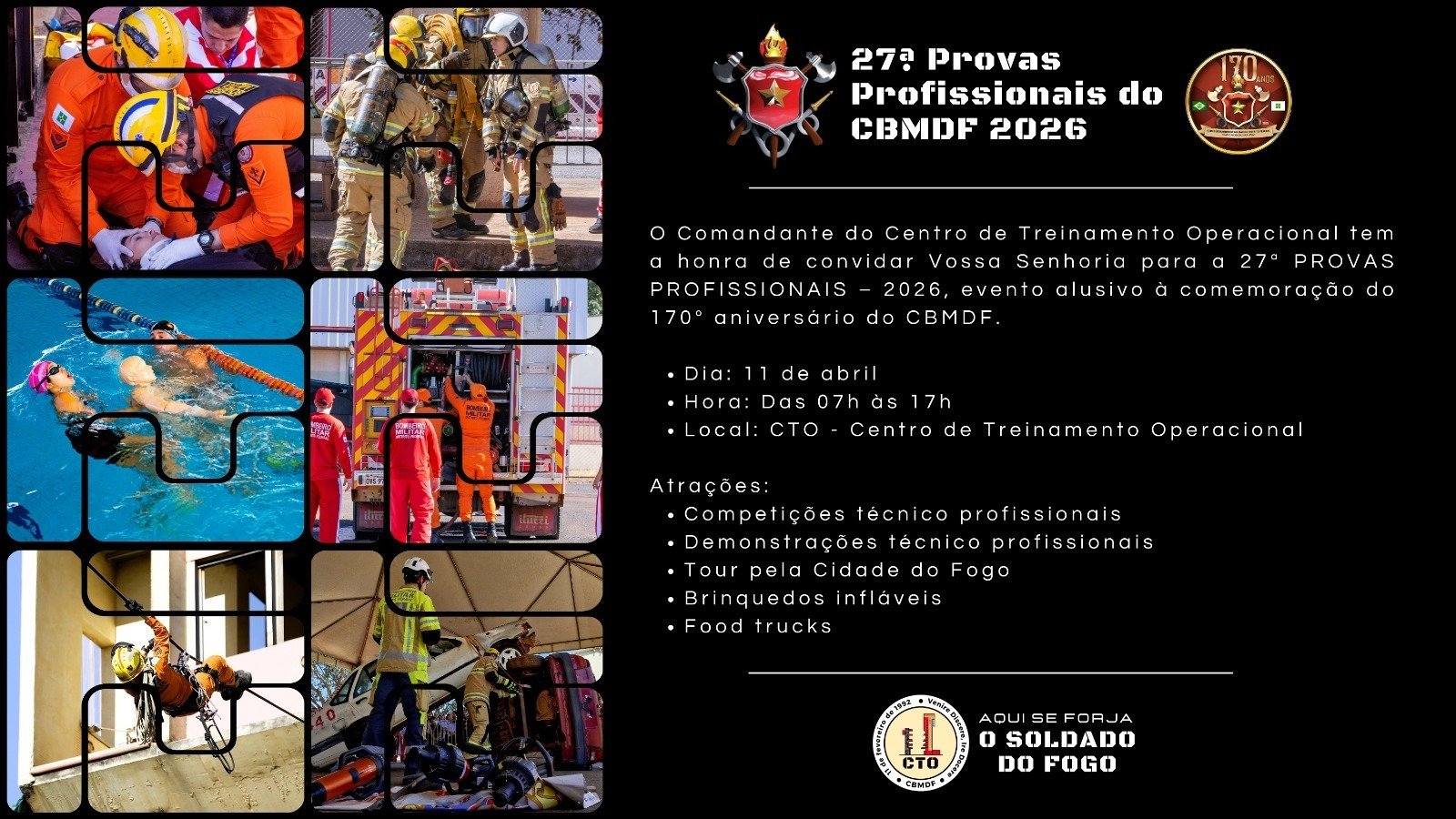 CBMDF promovem competição operacional aberta ao público neste sábado