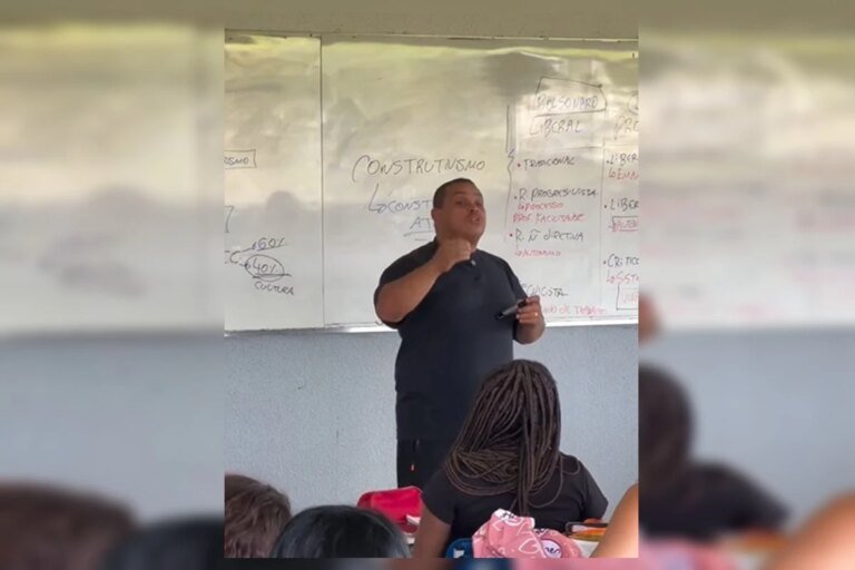 Professor gera polêmica ao fazer comentários sobre bairro no Entorno