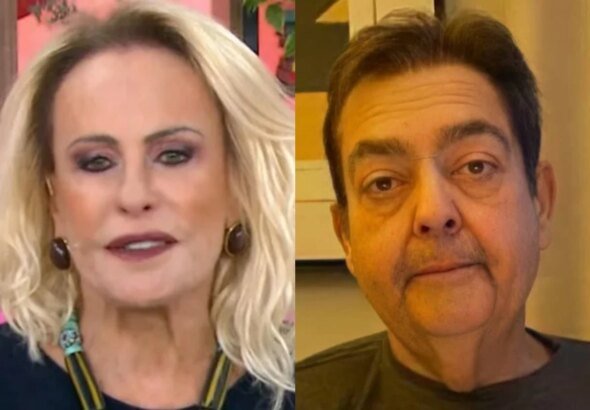 Ana Maria Braga quebra protocolo e manda recado para Faustão ao vivo
