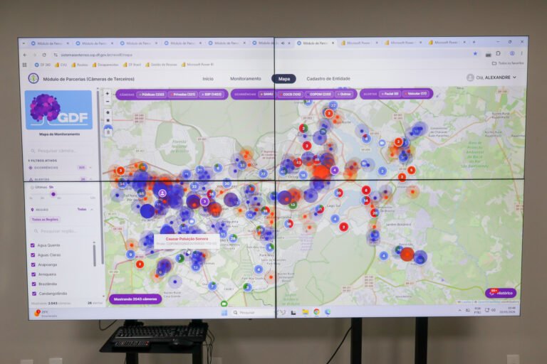 DF 360 amplia monitoramento no DF e aposta em inteligência artificial para reforçar segurança