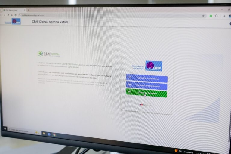 DF lança Farmácia Digital para solicitação de medicamentos de alto custo sem filas