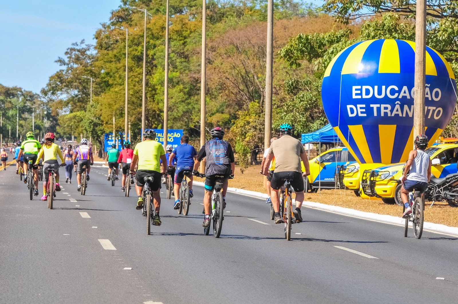 Eixão Sul receberá passeio ciclístico em ação educativa do Maio Amarelo