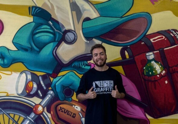 Grafite Pra Cego Ver leva inclusão para a zona norte de São Paulo