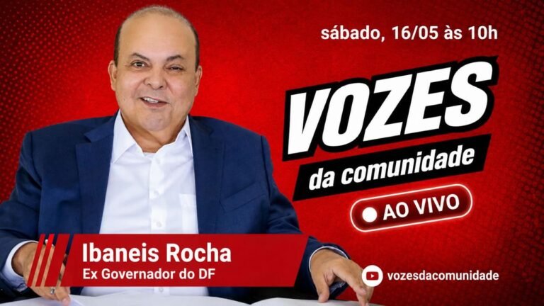 Ibaneis Rocha participa do Vozes da Comunidade neste sábado(16)