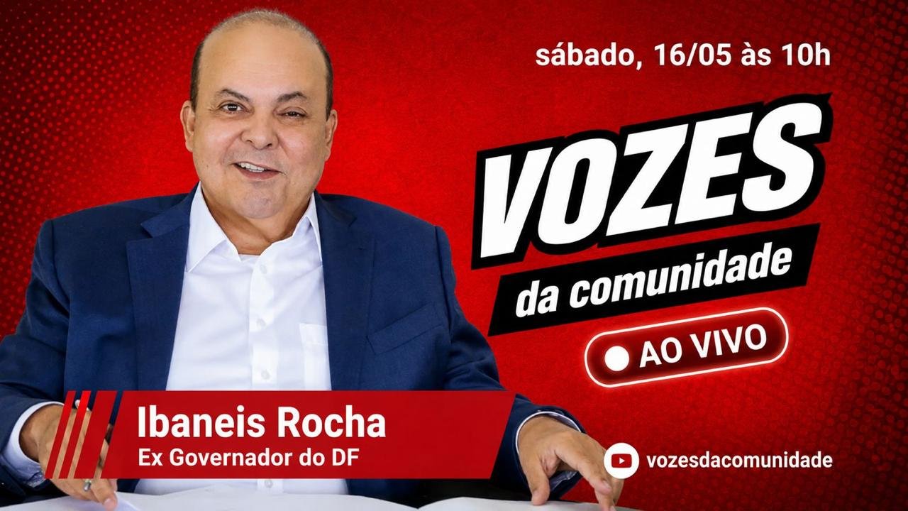 Ibaneis Rocha participa do Vozes da Comunidade neste sábado(16)