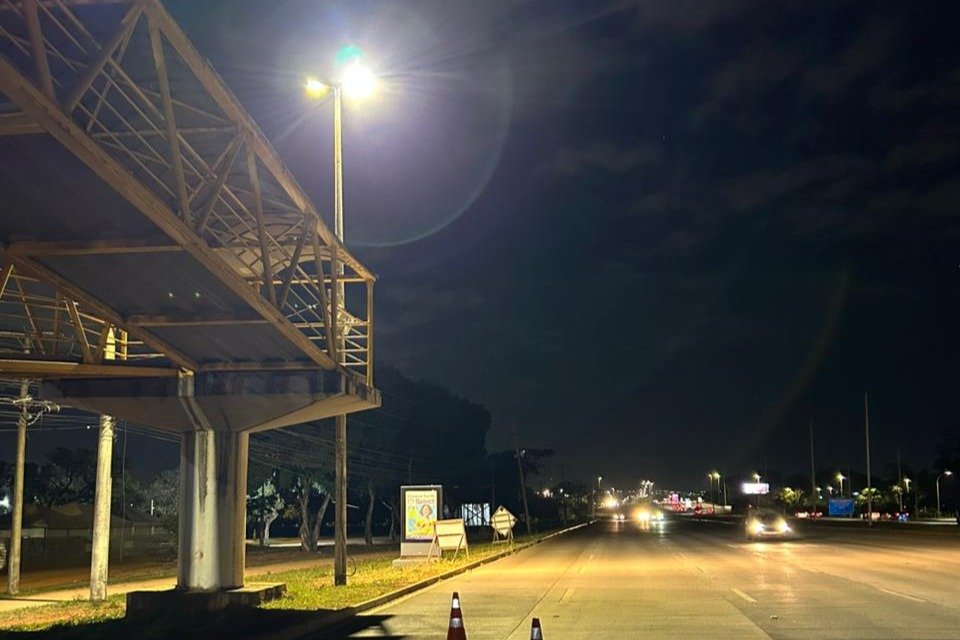 Obras na Epig passam a contar com iluminação provisória