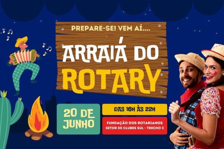 Arraiá do Rotary retoma tradição junina em Brasília com programação cultural e campanha do agasalho