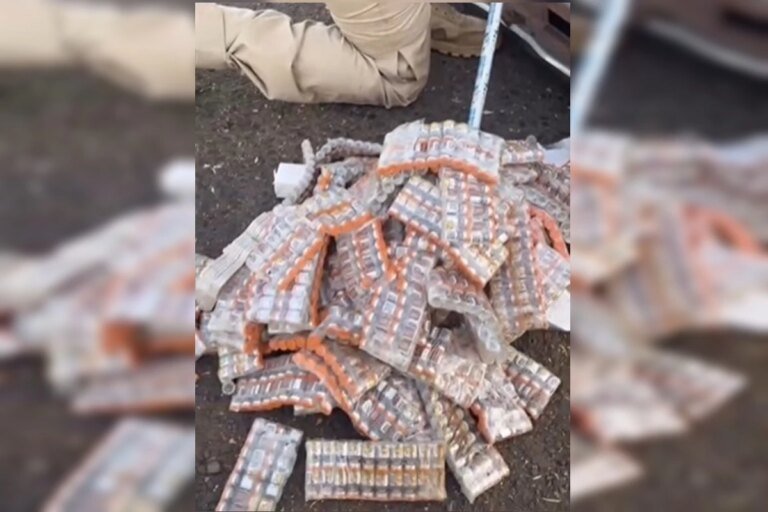 PRF apreende quase 2 mil ampolas de emagrecimento escondidas em carro